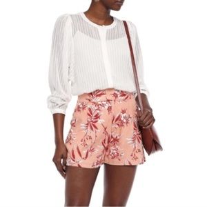 NWT Joie Farron Floral Linen Shorts